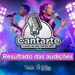 cultura divulga lista dos classificados para final do cantarte 2023