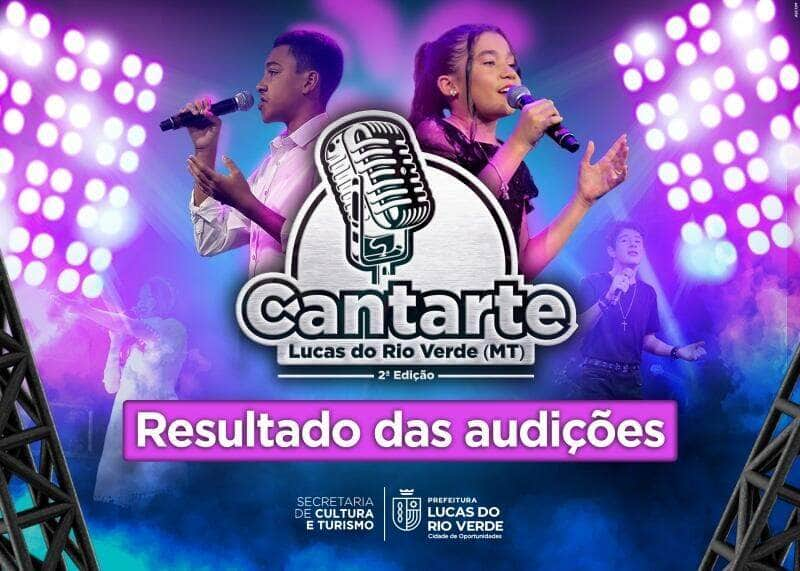 cultura divulga lista dos classificados para final do cantarte 2023