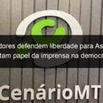 debatedores defendem liberdade para assange e exaltam papel da imprensa na democracia 1275724