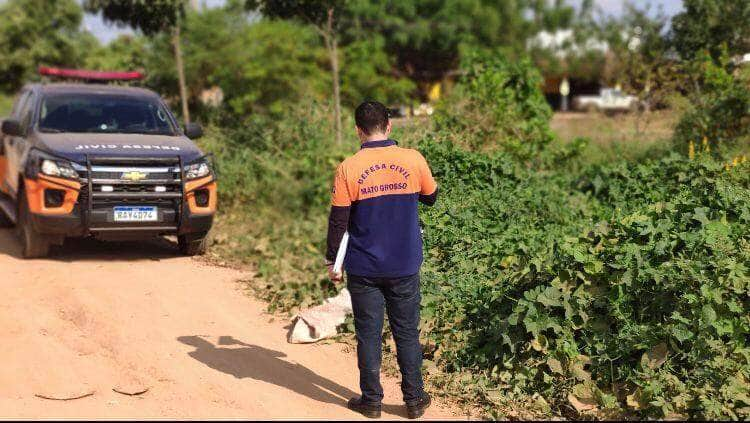 Mapeamento serve para adoção de medidas preventivas, mitigatórias e de preparação para evacuação e respostas de emergência  - Foto por: Defesa Civil-MT