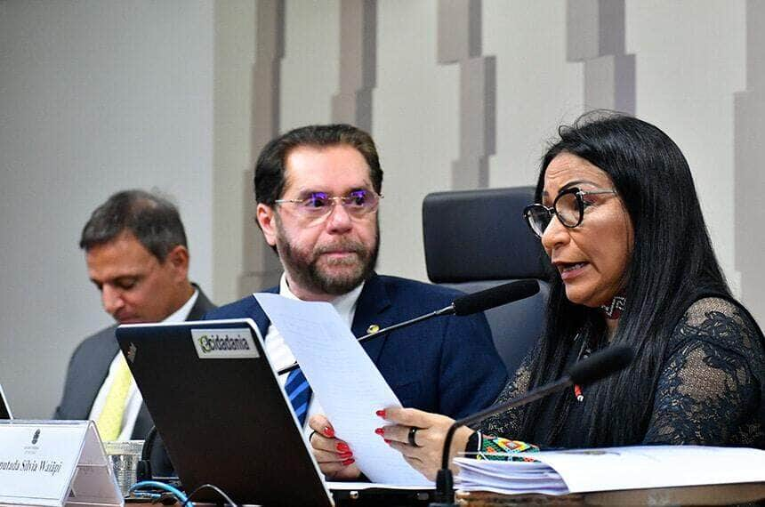 deputada silvia waiapi critica atuacao do instituto iepe na cpi das ongs