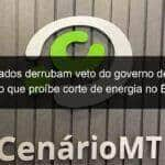 deputados derrubam veto do governo de mt a projeto que proibe corte de energia no estado 1034181