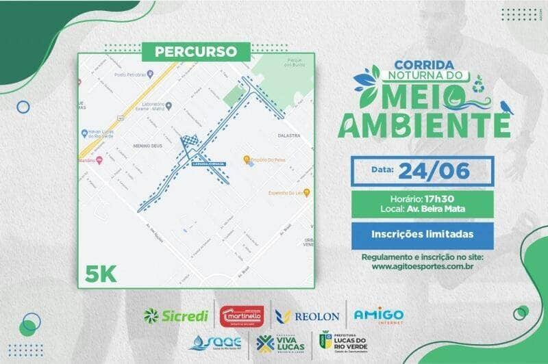 ecorridinha fara parte da programacao da corrida noturna do meio ambiente