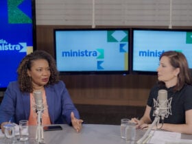 Brasília (DF), 27/09/2023, A Ministra da Cultura, Margareth Menezes, durante entrevista no programa