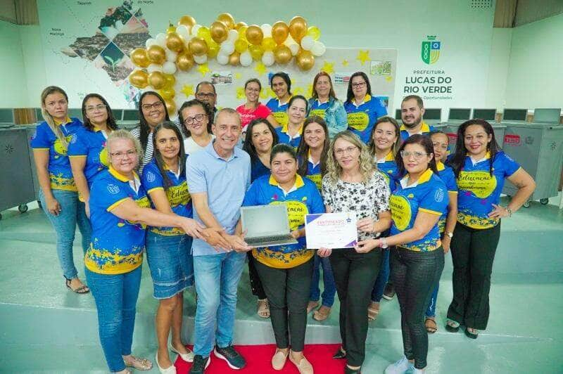 educacao de lucas do rio verde recebe chromebooks para modernizar o ensino nas escolas