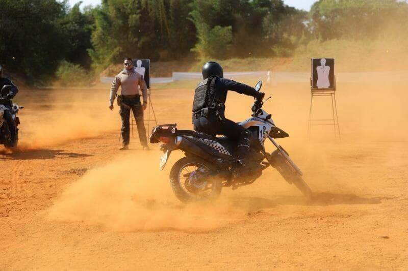 efetivo da guarda civil municipal participa de formacao sobre motopatrulhamento