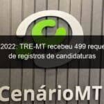 eleicoes 2022 tre mt recebeu 499 requerimentos de registros de candidaturas 1174257
