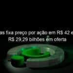 eletrobras fixa preco por acao em r 42 e levanta r 2929 bilhoes em oferta 1142911