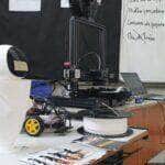 Alunos da escola produziram peças em impressoras 3D para confeção de autômatos  - Foto por: Arquivo/Pesquisador