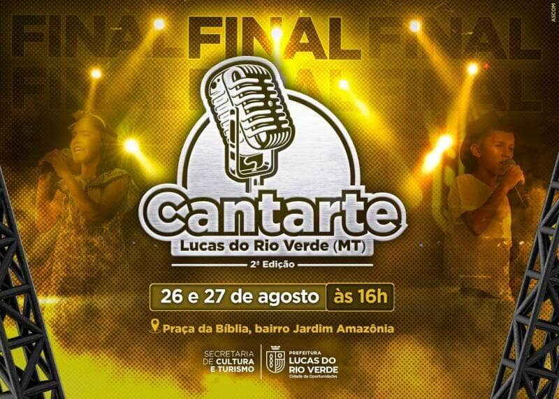 final do concurso de canto cantarte acontece neste final de semana em lucas do rio verde