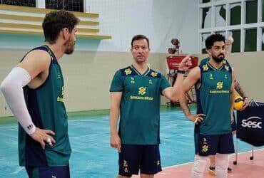 10/10/2023, Com participação em dois ouros olímpicos do vôlei brasileiro, Giuliano Ribas, o Juba, será o técnico da seleção masculina no Pan de Santiago. Foto: Dhavid Normando/FVImagem/CBV