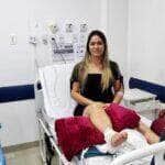 Angélica Cristina Barbosa, de 32 anos, destaca a melhoria na qualidade do atendimento na unidade