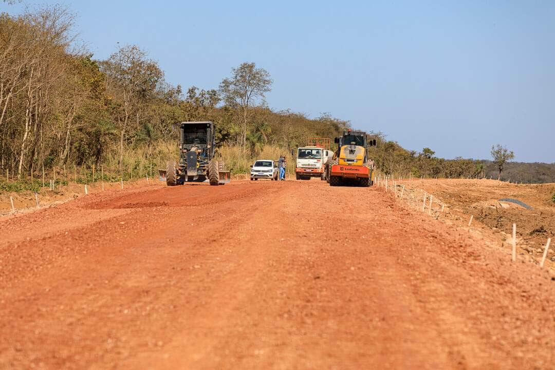 Obras na MT-401 em Cuiabá - Foto por: Marcos Vergueiro/Secom-MT