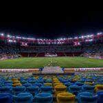 Estádio do Maracanã - Flamengo mandante no jogo da Libertadores contra o Junior Barraquilla - rubro-negro Por: Marcelo Cortes/Flamengo/Direitos Reservados