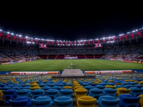 Estádio do Maracanã - Flamengo mandante no jogo da Libertadores contra o Junior Barraquilla - rubro-negro Por: Marcelo Cortes/Flamengo/Direitos Reservados