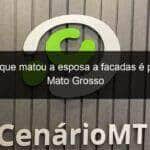 homem que matou a esposa a facadas e preso em mato grosso 982652