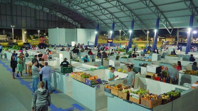 iniciadas as atividades do mercado do produtor luiz alberto tecchio