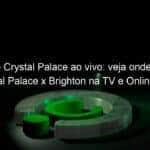 jogo do crystal palace ao vivo veja onde assistir crystal palace x brighton na tv e online pelo campeonato ingles 977715