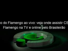 jogo do flamengo ao vivo veja onde assistir csa x flamengo na tv e online pelo brasileirao 836171