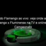 jogo do flamengo ao vivo veja onde assistir flamengo x fluminense na tv e online pelo campeonato brasileiro 961338