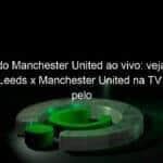 jogo do manchester united ao vivo veja onde assistir leeds x manchester united na tv e online pelo campeonato ingles 1035464