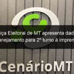 justica eleitoral de mt apresenta dados e planejamento para 2o turno a imprensa 1230527