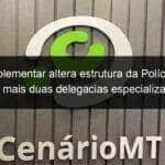 lei complementar altera estrutura da policia civil e cria mais duas delegacias especializadas 915829