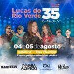 lucas do rio verde celebra 35 anos com festa popular gratuita para as familias luverdenses