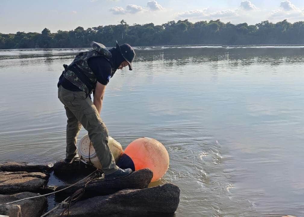 mais de 360 armadilhas sao retiradas dos rios cuiaba e manso em 15 dias veja video interna 1 2023 10 16 2344704696