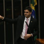 Brasília - Deputado Rubens Pereira Júnior durante discussão da autorização ou não da abertura do processo de impeachment da presidenta Dilma Rousseff, no plenário da Câmara (Fabio Rodrigues Pozzebom/Agência Brasil)