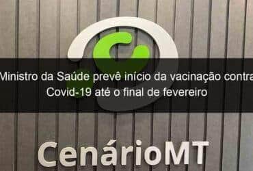 ministro da saude preve inicio da vacinacao contra covid 19 ate o final de fevereiro 1001165