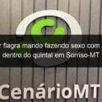 mulher flagra marido fazendo sexo com cadela dentro do quintal em sorriso mt 886797