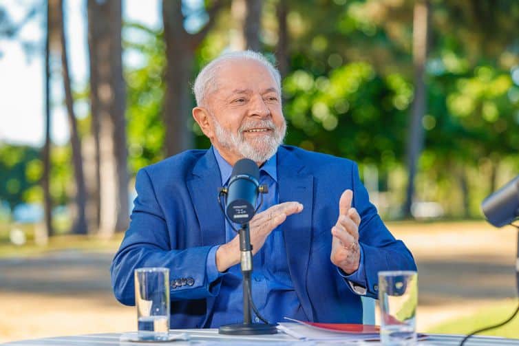 Brasília (DF), 19.06.2023 - Presidente Lula é entrevistado por Marcos Uchoa no programa Conversa com o Presidente, no Palácio do Alvorada. Foto: Ricardo Stuckert/PR