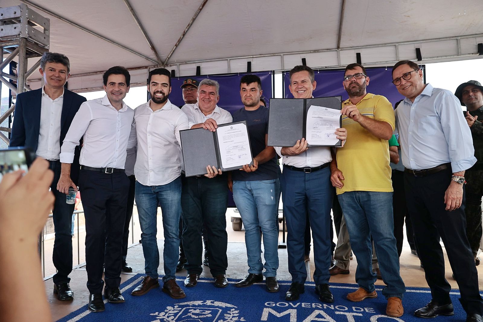 Governador assinou dois novos convênios com o município de Barra do Garças.               Crédito - Mayke Toscano - Secom/MT