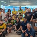 Oito autistas prestigiaram o Dourado contra o Bahia, neste sábado (08.07), na Arena Pantanal  - Foto por: Layse Ávila