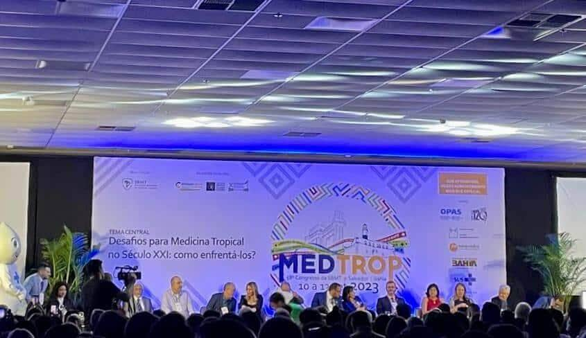 O evento foi organizado pela Sociedade Brasileira de Medicina Tropical (SBMT) e contou com a participação de técnicos e especialistas do Brasil e do mundo.               Crédito - SES-MT