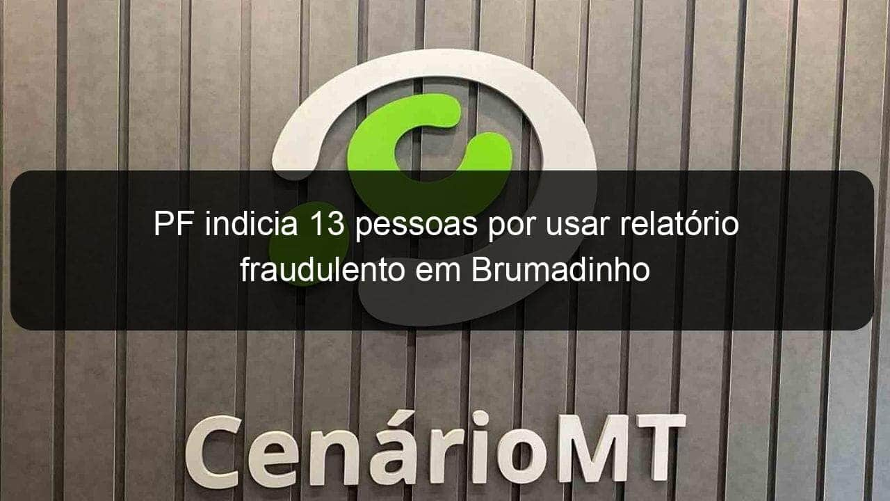 pf indicia 13 pessoas por usar relatorio fraudulento em brumadinho 854392