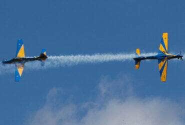 A Esquadrilha da Fumaça participa no Desfile de 7 de Setembro