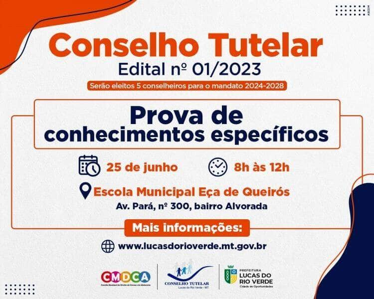 prova de conhecimentos especificos para conselheiro tutelar sera neste domingo 25