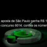 quina 1 aposta de sao paulo ganha r 12 milhao no concurso 6014 confira os numeros 1264866