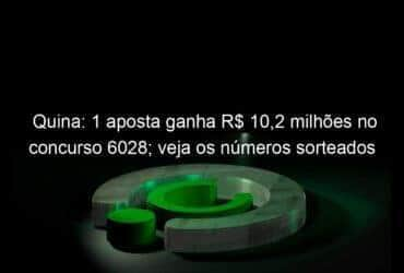 quina 1 aposta ganha r 102 milhoes no concurso 6028 veja os numeros sorteados 1278656