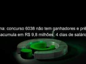 quina concurso 6038 nao tem ganhadores e premio acumula em r 98 milhoes 4 dias de salario de cristiano ronaldo 1287636