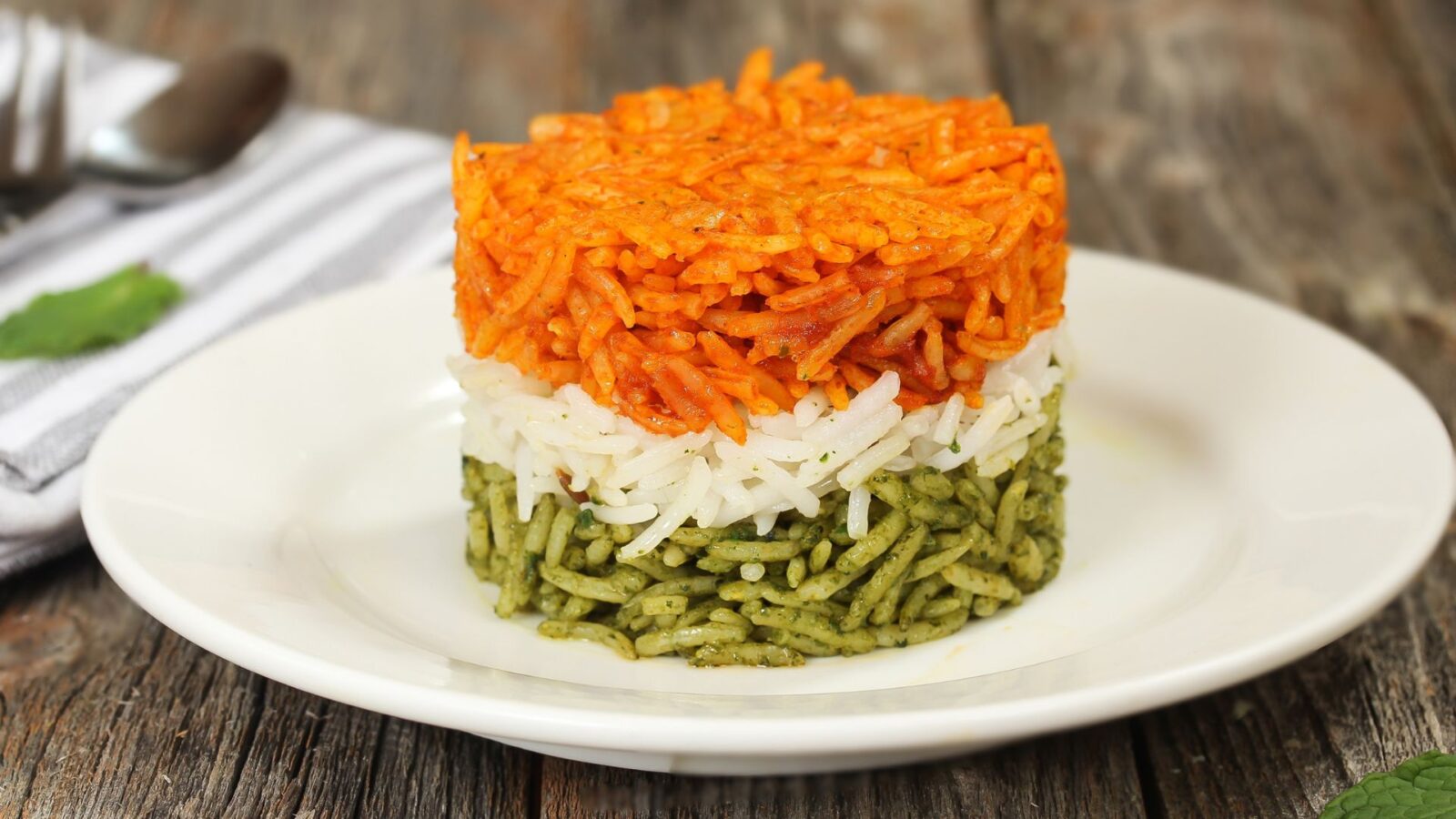 receita de arroz colorido