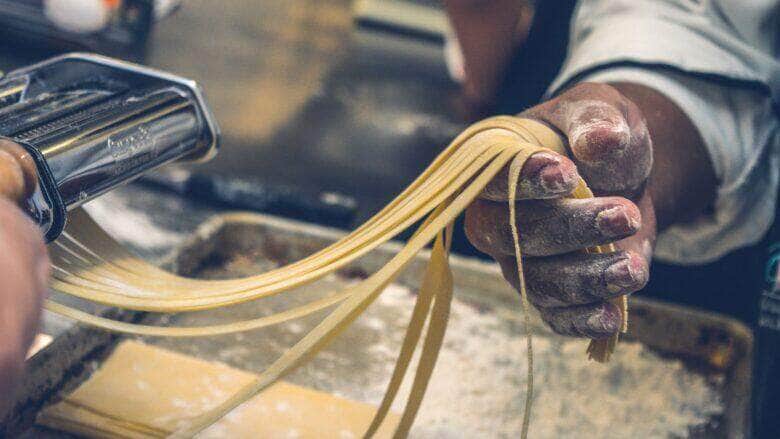 receita de massa de macarrão