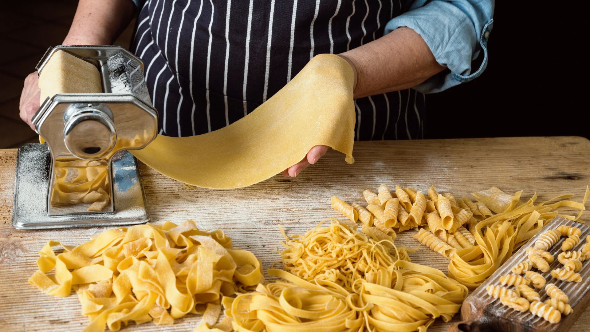 receita de massa de macarrão