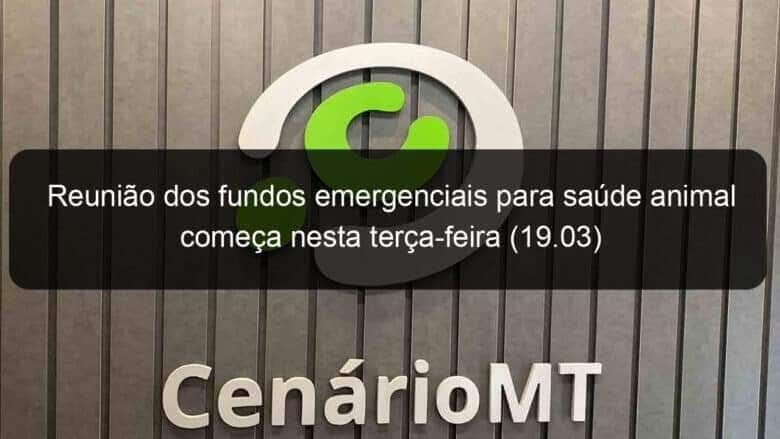 reuniao dos fundos emergenciais para saude animal comeca nesta terca feira 19 03 815129