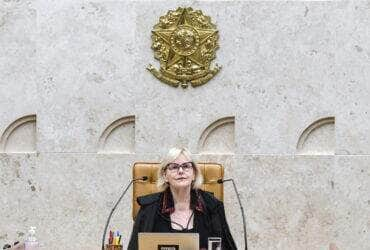 Brasília (DF) - Ministra Rosa Weber preside a sessão plenária do STF no Julgamento do marco temporal, última sessão presidida pela ministra antes de sua aposentadoria. Foto: Carlos Moura/SCO/STF. Por: CARLOS ALVES MOURA