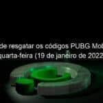 saiba onde resgatar os codigos pubg mobile desta quarta feira 19 de janeiro de 2022 1104090