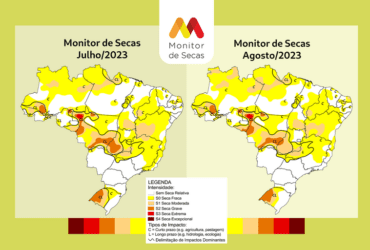 Seca fica mais branda no Centro-Oeste, Nordeste, Sudeste e Sul -