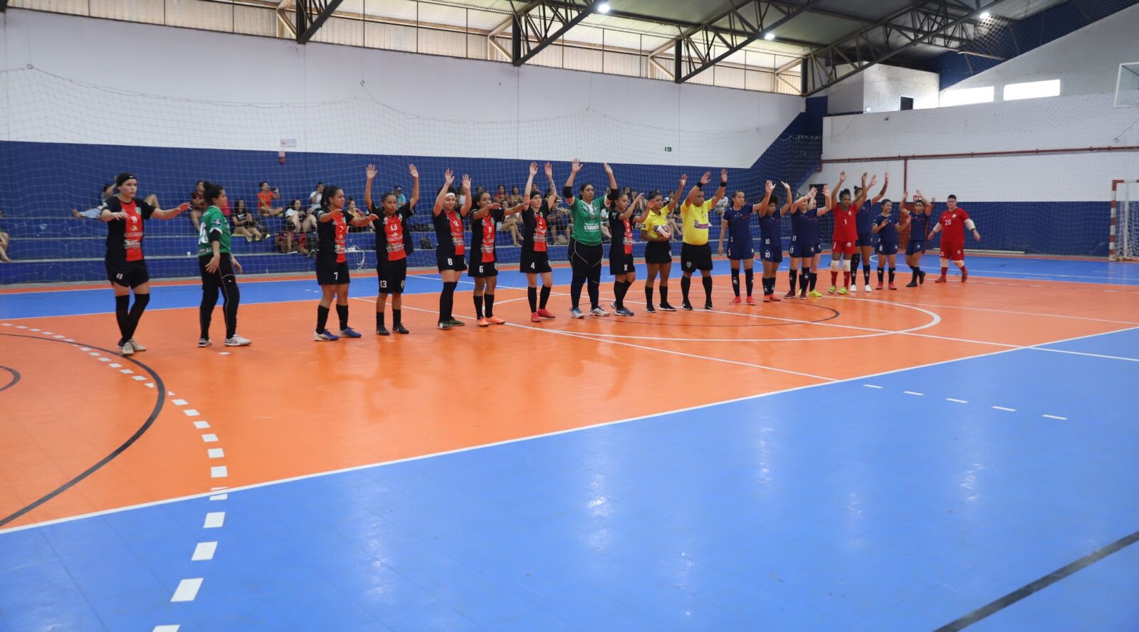 Equipes femininas se apresentam em disputa dos Jogos Abertos 2022  - Foto por: Divulgação